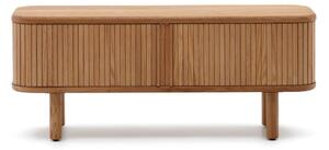 Szafka pod TV w dekorze jesionu w naturalnym kolorze 120x50x40 cm Mailen – Kave Home