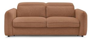 Pomarańczowa sofa 216 cm Achille – Bobochic Paris
