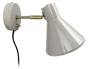 Lampa Ścienna Dyberg Larsen, Sleep, szary, salon, metal, design