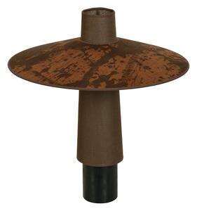 Lampa Stołowa Forestier, Thésée, brąz rdzawy, salon, tkanina | tekstylia, boho