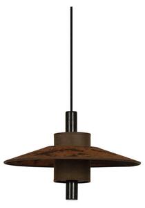 Lampa Wisząca Forestier, Thésée, ściemnialny, czerwony, jadalnia, tkanina | tekstylia, boho