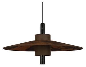 Lampa Wisząca Forestier, Thésée, ściemnialny, czerwony, jadalnia, tkanina | tekstylia
