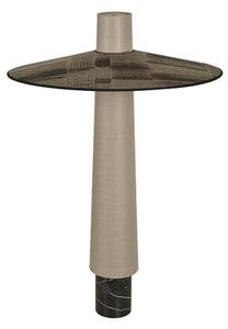 Lampa Podłogowa Forestier, Thésée, szary, salon, tkanina | tekstylia, boho