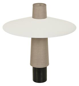 Lampa Stołowa Forestier, Thésée, biały, salon, tkanina | tekstylia, boho