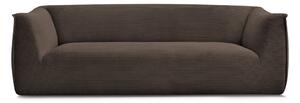 Brązowa sztruksowa sofa 242 cm Giorgia – Bobochic Paris