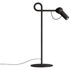 Lampa Stołowa kdln, Bird, ściemnialny, czarny, salon, metal