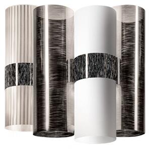 Lampa Ścienna Slamp, szary, salon, tworzywo sztuczne