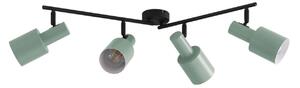Lampa Sufitowa Lindby, Ovelia, ściemnialny, zielony, salon, metal, nowoczesny
