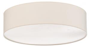 Lampa Sufitowa Euluna, Roller, ściemnialny, beżowy, salon, tkanina | tekstylia, nowoczesny