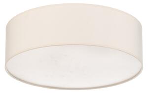 Lampa Sufitowa Euluna, Roller, ściemnialny, beżowy, salon, tkanina | tekstylia, nowoczesny
