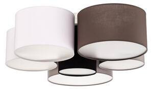 Lampa Sufitowa Euluna, Lodge, ściemnialny, wielokolorowy, salon, tkanina | tekstylia, nowoczesny