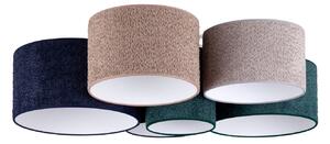 Lampa Sufitowa Euluna, Boucle, ściemnialny, salon, tkanina | tekstylia