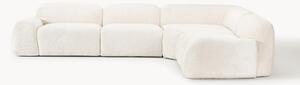 Narożna sofa modułowa Teddy-Bouclé Wolke (4-osobowa)