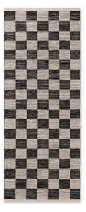 Czarno-kremowy ręcznie tkany dwustronny chodnik z mieszanki juty 80x200 cm Rex – Hanse Home