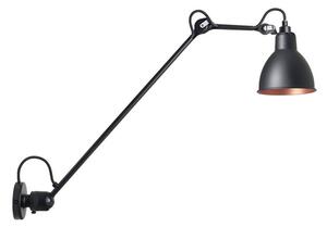 Lampa Ścienna Lampe Gras, czarny, salon, metal