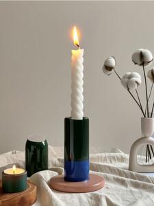 Sinsay - Świecznik ceramiczny - zielony