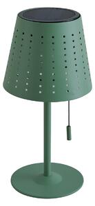 Zewnętrzna Lampa Lindby, Hilario, ściemnialny, zielony, balkon, metal