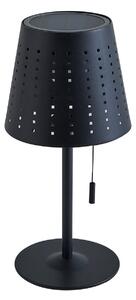 Zewnętrzna Lampa Lindby, Hilario, ściemnialny, czarny, balkon, metal