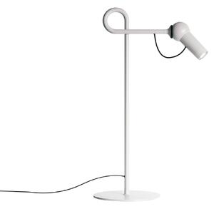 Lampa Stołowa kdln, Bird, ściemnialny, biały, salon, metal