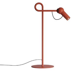 Lampa Stołowa kdln, Bird, ściemnialny, czerwony, salon, metal
