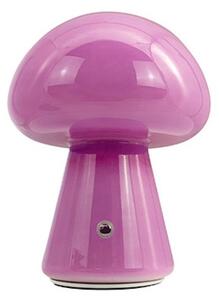 Lampa Stołowa Dyberg Larsen, Morkel Mushroom, ściemnialny, fioletowy, salon, szkło, skandynawski
