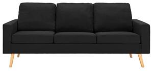 4-osobowy zestaw wypoczynkowy z fotelem, czarny - Eroa 4X