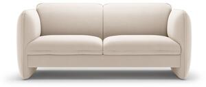 Kremowa aksamitna sofa 168 cm Georgia – Micadoni