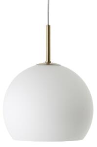 Lampa Wisząca FRANDSEN, Ball, ściemnialny, biały, salon, szkło, design