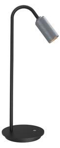 Decor T1 LED Lampa Stołowa Dim. Czarny/Mat Alu