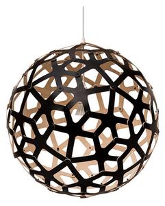 Lampa Wisząca david trubridge, czarny, salon, bambus