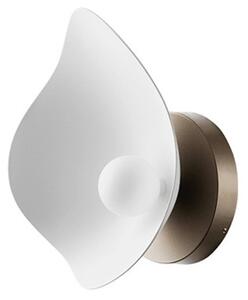 Lampa Ścienna Nuura Aps, Florii, ściemnialny, antyczny mosiądz, salon, metal, skandynawski