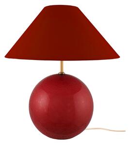 Lampa Stołowa Globen Lighting, IRIS, czerwony, salon, szkło, vintage