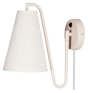 Lampa Ścienna Globen Lighting, biały, salon, tkanina | tekstylia, design