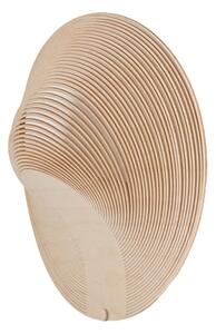 Lampa Ścienna Luceplan, drewniany, salon, drewno