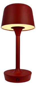 Lampa Stołowa Dyberg Larsen, Flow, ściemnialny, czerwony, salon, metal, skandynawski