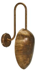 Lampa Ścienna House Doctor, złoty | mosiężny, salon, mosiądz