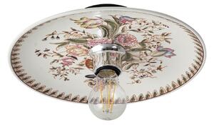 Lampa Ścienna Lucande, Faelira, ściemnialny, pudrowy róż, salon, ceramika, vintage