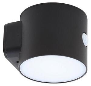 Zewnętrzna Lampa Lindby, Amren, czarny, tworzywo sztuczne, nowoczesny