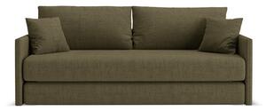 Zielona rozkładana sofa z tkaniny szenilowej 209 cm Shannon – Cosmopolitan Design