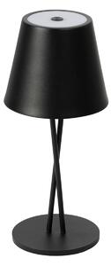 Zewnętrzna Lampa Lindby, Janea, ściemnialny, czarny, taras, metal, nowoczesny