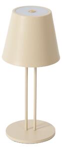 Zewnętrzna Lampa Lindby, Janea, ściemnialny, beżowy, taras, metal, nowoczesny