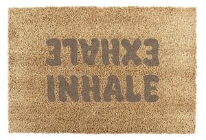 Wycieraczka z włókna kokosowego 60x90 cm Inhale Exhale – Artsy Doormats