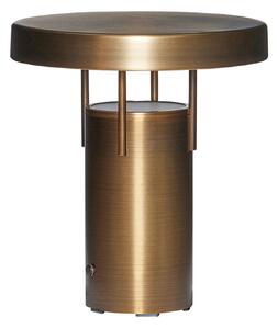 Lampa Stołowa Hübsch, złoty | mosiężny, salon, aluminium