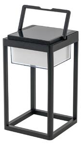 Zewnętrzna Lampa Lucande, Tilena, ściemnialny, czarny, balkon, aluminium, nowoczesny