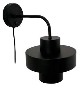 Lampa Ścienna Dyberg Larsen, Stoke, czarny, salon, metal, design