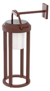 Zewnętrzna Lampa Lucande, Tilena, ściemnialny, brąz rdzawy, balkon, aluminium, nowoczesny