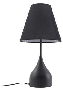 Lampa Stołowa Lucande, Luoti, czarny, salon, tkanina | tekstylia, nowoczesny