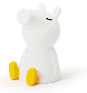 Lampa Stołowa Mr Maria, Peppa Pig First Light, ściemnialny, biały, pokój dziecięcy, tworzywo sztuczne, młodzieżowy