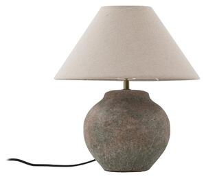 Lampa Stołowa Lucande, Thalorin, brąz rdzawy, salon, ceramika, skandynawski
