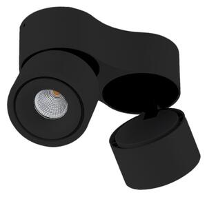 Lampa Sufitowa Arcchio, Rotari, ściemnialny, czarny, salon, aluminium, nowoczesny